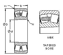 Bearing 23232MBK AST