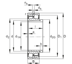 Bearing 23248-E1-K + AH2348 FAG