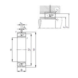 Bearing 23260-E1A-MB1 FAG