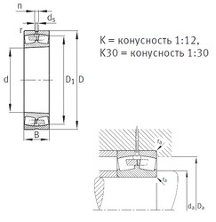 Bearing 23272-B-K-MB FAG