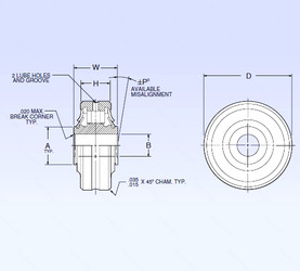 Bearing ASR16-2A NMB