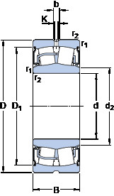 Bearing BS2-2309-2RS/VT143 SKF