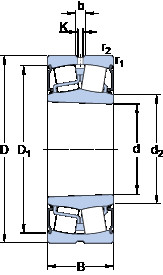 Bearing BS2-2218-2RSK/VT143 SKF