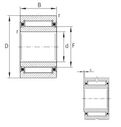 Bearing NKI6/16-TN-XL INA