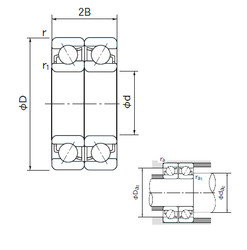 Bearing 7005CDF NACHI