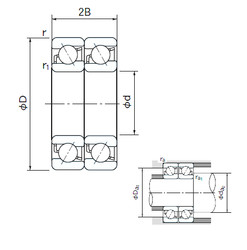 Bearing 7006CDT NACHI