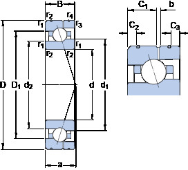 Bearing 7006 CE/HCP4AL SKF