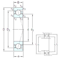 Bearing SEA55 7CE3 SNFA