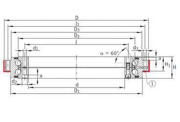 Bearing ZKLDF100 INA