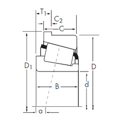 Bearing X32309M/Y32309RM Timken