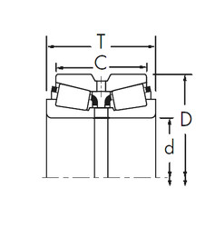 Bearing 799A/792CD+X1S-799A Timken