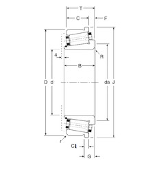 Bearing 323396XS/323549XC Gamet