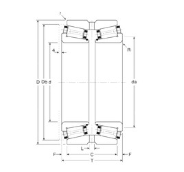 Bearing 74025/74052G Gamet