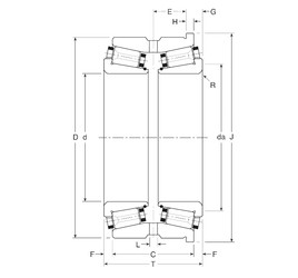 Bearing 323406XS/323549XHS Gamet