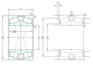 Bearing 32236J2/DF SKF