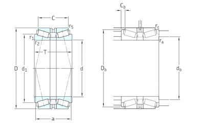 Bearing 32230T248J2/DB31 SKF