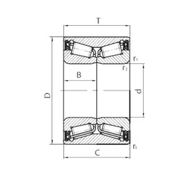 Bearing NP275832/NP137905/K151580 Timken