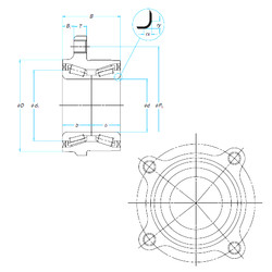 Bearing ZA-54KWH02D-Y-2CA-01 NSK