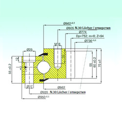 Bearing ZB1.25.0862.201-1SPTN ISB