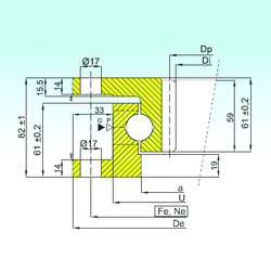 Bearing ZK.22.0800.100-1SN ISB