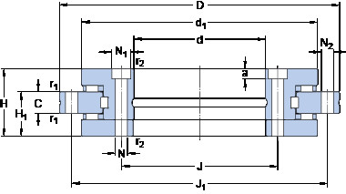 Bearing NRT 580 A SKF