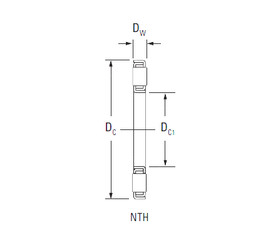 Bearing NTH-3662 KOYO