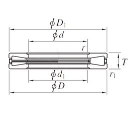 Bearing T16021 KOYO