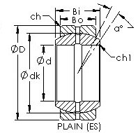 Bearing GEZ215ES AST