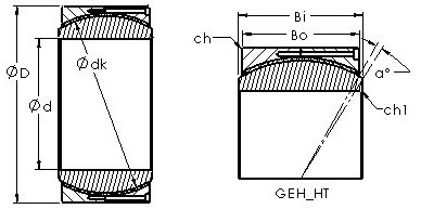 Bearing GEH630HT AST