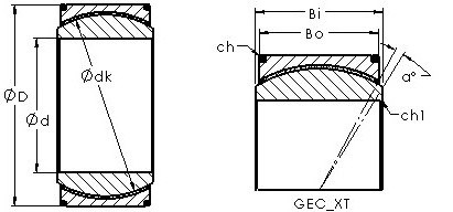 Bearing GEH420XT AST