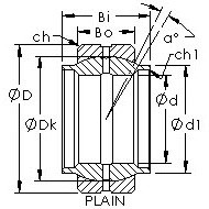 Bearing GEWZ31ES AST