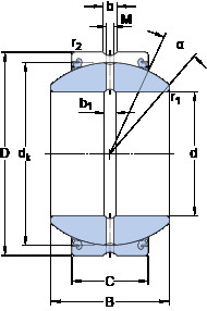 Bearing GEZH 200 ES-2LS SKF