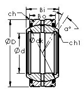 Bearing GEK40XS-2RS AST