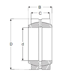 Bearing GEZ 208 ES SIGMA