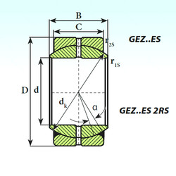 Bearing GEZ 22 ES 2RS ISB