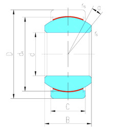 Bearing GEZ88ET-2RS LS