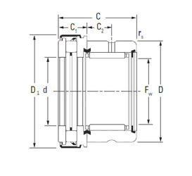 Bearing RAXZ 545 Timken