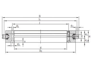 Bearing YRTS460 INA