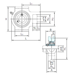 Bearing UCTX06 NACHI