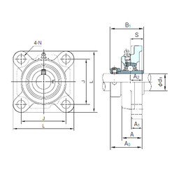 Bearing UGF211 NACHI