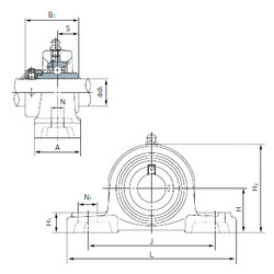 Bearing UGP212 NACHI