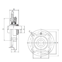 Bearing UKFC208 CX