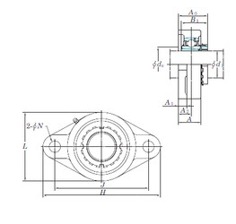 Bearing UKFL207 KOYO