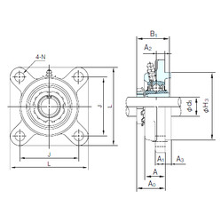 Bearing UKFS326+H2326 NACHI