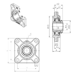 Bearing UKFS328H SNR