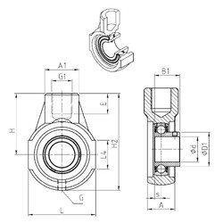 Bearing USEHE204 SNR