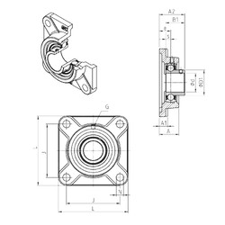 Bearing USF202 SNR