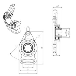 Bearing USFA201 SNR