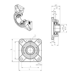 Bearing USFE210 SNR