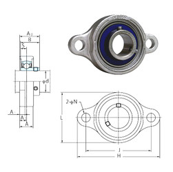 Bearing USFL004S6 FYH